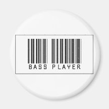 Bassiste de code barres aimant pour réfrigérateur