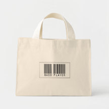 Bassiste de code barres sacs