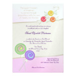 Bat mitzvah de bonbon à sucrerie invitation personnalisable