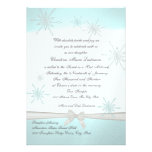 Bat mitzvah de flocon de neige d'hiver faire-parts