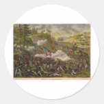 Bataille de Chickamauga, éditée circa 1890 Adhésifs