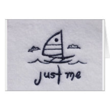 Bateau à voile cartes de vœux