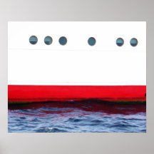 Bateau nautique - affiche