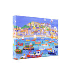 Bateaux dans le port, St Ives impressions sur toile