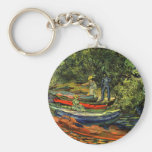 Bateaux d'aviron de Vincent van Gogh Porte-clefs