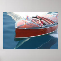 Bateaux en bois affiches