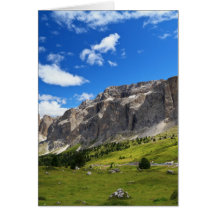 Bâti de Sella et haute vallée de Gardena Carte De Vœux