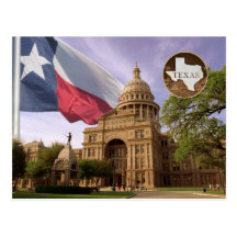 Bâtiment de capitol d'état du Texas, Austin, TX Cartes Postales