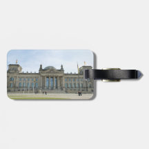 Bâtiment de Reichstag à Berlin Étiquettes À Bagages