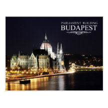 Bâtiment hongrois du Parlement, Budapest Carte Postale