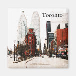 Bâtiment plat de fer de Toronto Magnets Pour Réfrigérateur
