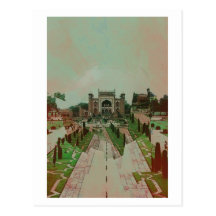 Bâtiments du Taj Mahal, Inde Carte Postale
