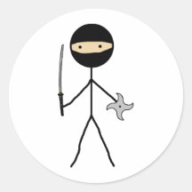Bâton Ninja Adhésifs Ronds