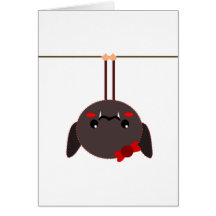 batte sur un vampire de fil cartes de vœux