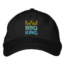 BBQ het pet van de KONING Baseball Cap