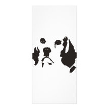 Beagle Double Carte Personnalisée