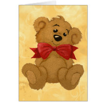 Beary heureux carte de vœux