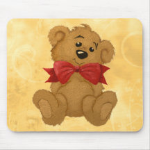 Beary heureux tapis de souris