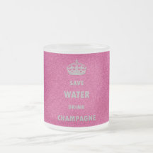 Beau Cr girly frais de champagne de boissons de l' Mug