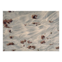 Beau motif de sable, plage de Lugillo, Porto Rico Cartons D'invitation
