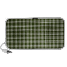 Beau, vert-foncé et blanc haut-parleurs PC