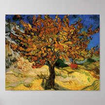 Beaux-arts du mûrier de Van Gogh (F637) Posters