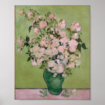 Beaux-arts roses des roses de Van Gogh (F682) Posters