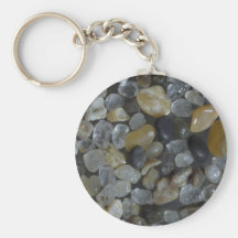Beaux cailloux de Simpson pinte., sable d'Arago Porte-clés