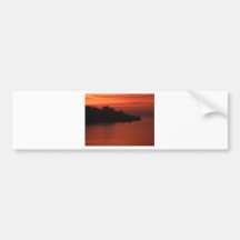 Beaux couchers du soleil adhésif pour voiture