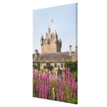 Beaux jardins et château célèbre en Ecosse 2 Impressions Sur Toile