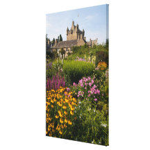 Beaux jardins et château célèbre en Ecosse Impressions Sur Toile