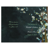 Beaux programmes de mariage de pli de Bi de nuit d