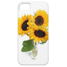 Beaux tournesols dans la couverture de cas de l'iP Étuis iPhone 5