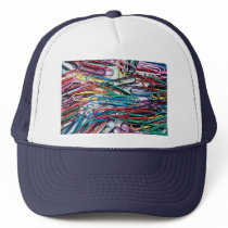 Beaux trombones colorés casquettes