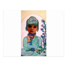bébé Bouddha Carte Postale