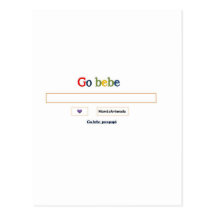 bebé carte postale