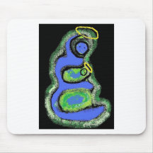 Bébé de la maman n tapis de souris