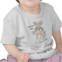 Bébé de lapin de Hunny pour la fille T-shirts