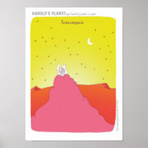 Bébé de "nouveau bébé" "de la PLANÈTE" de HAROLD Posters