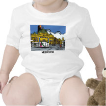 Bébé de station de rue de Flinders T-shirt