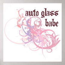 Bébé de verre automatique posters