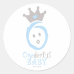 BÉBÉ d'ONEderful (bleu) Adhésif