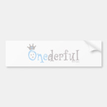 BÉBÉ d'ONEderful (bleu) Adhésifs Pour Voiture
