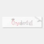 BÉBÉ d'ONEderful (rose) Adhésif Pour Voiture