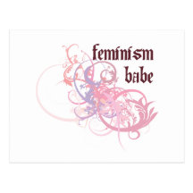 Bébé du féminisme cartes postales