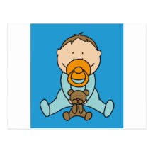 Bébé nouveau-né carte postale