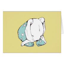 Bébé nouveau-né de carte de note