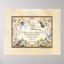 Bébé personnalisé - princesse enchantée de féerie poster