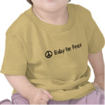 Bébé pour la paix t-shirt