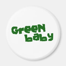 Bébé vert magnets
